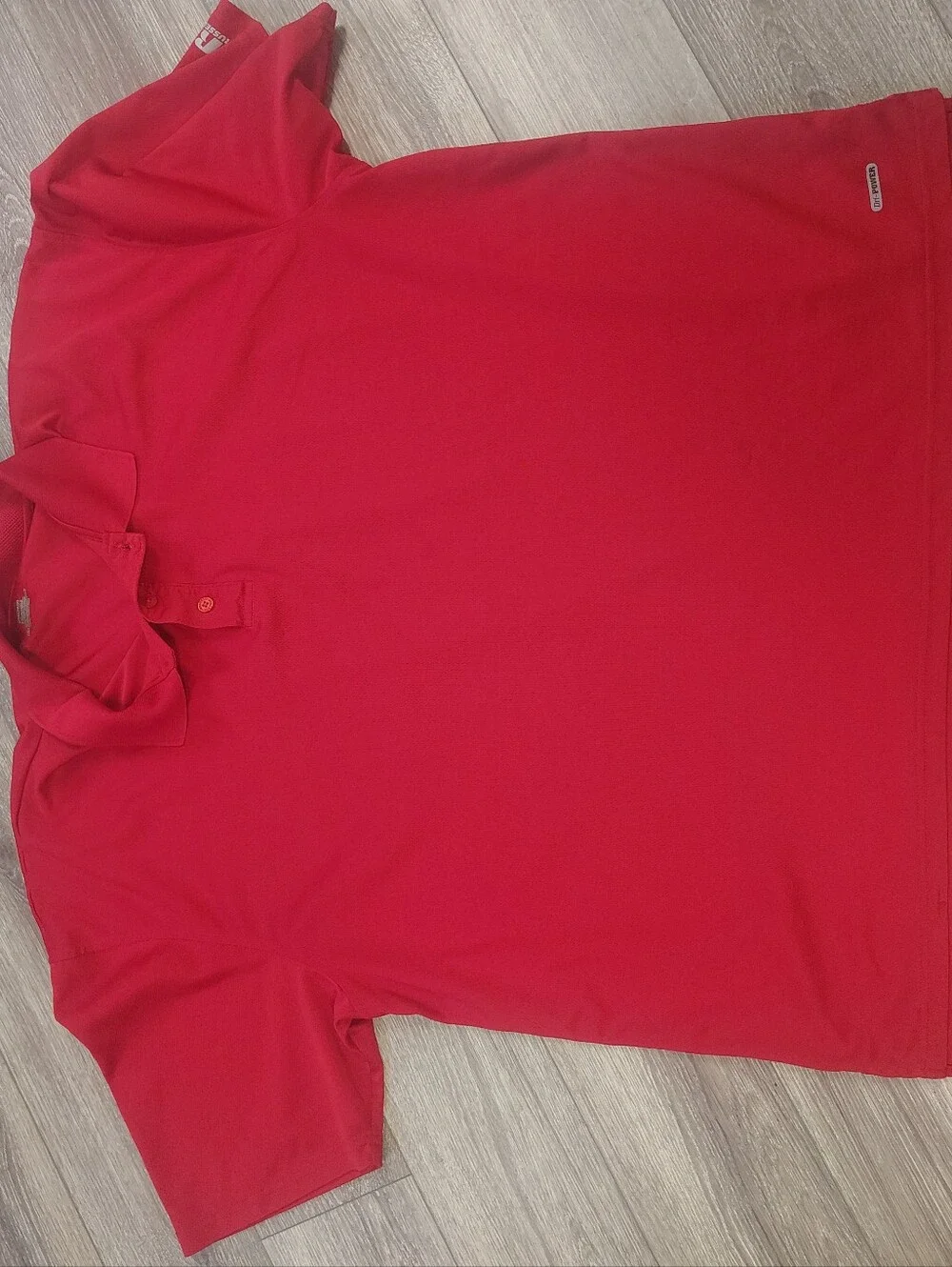 2 Polos XXL Nike Golf And Russell Athletic Red Performance Tops